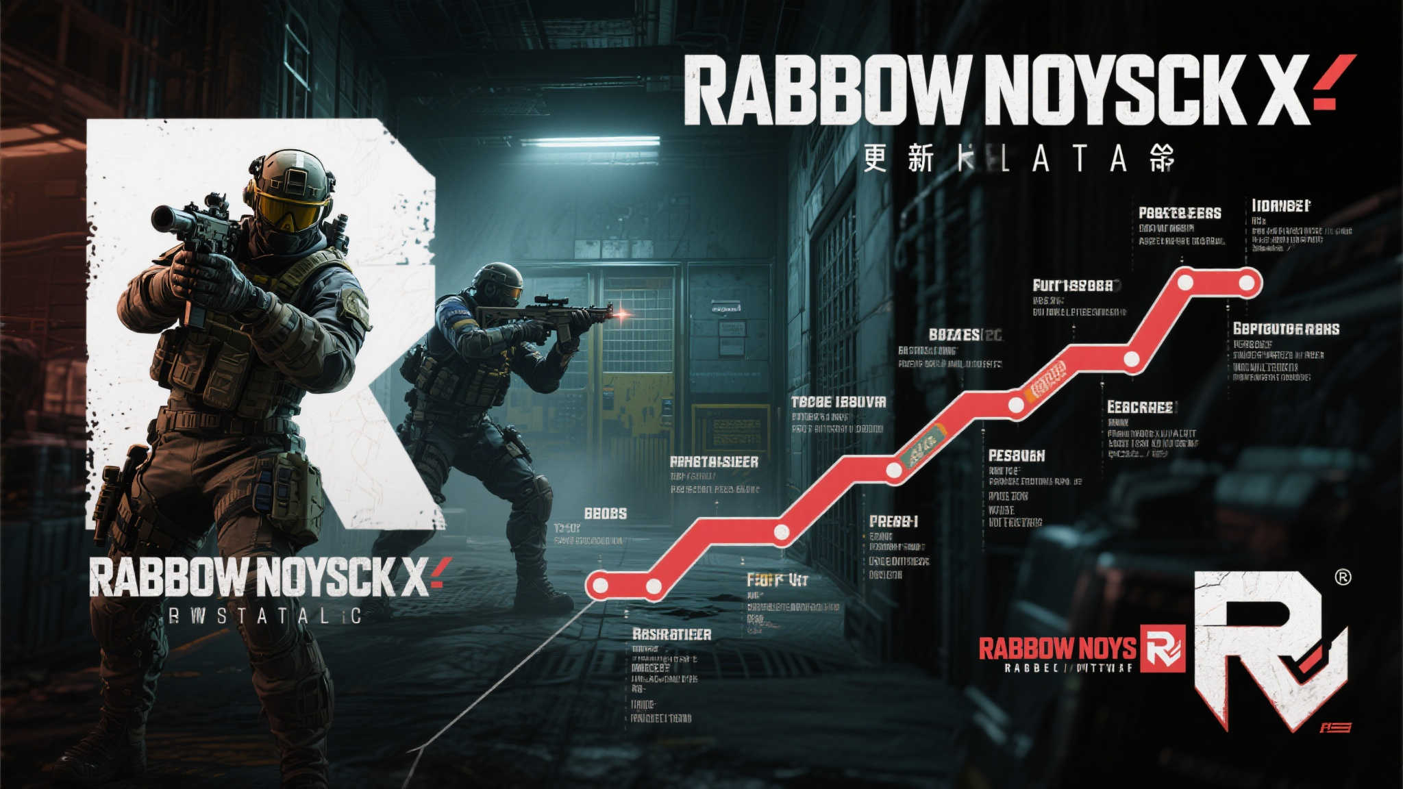 在战术射击游戏领域，《彩虹六号：围攻》一